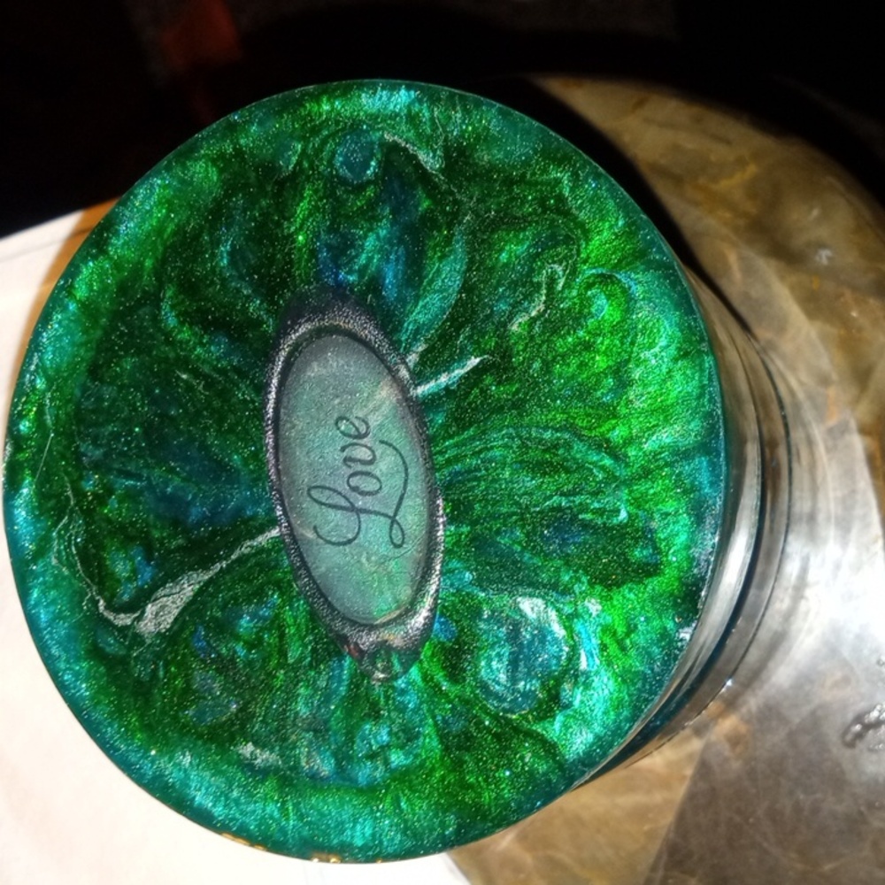 Resin Screw On Lid Jar